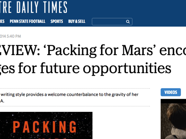 Book Review: Packing for&nbsp;Mars