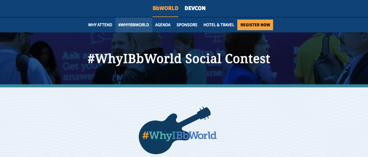 Social Contest: #WhyIBbWorld